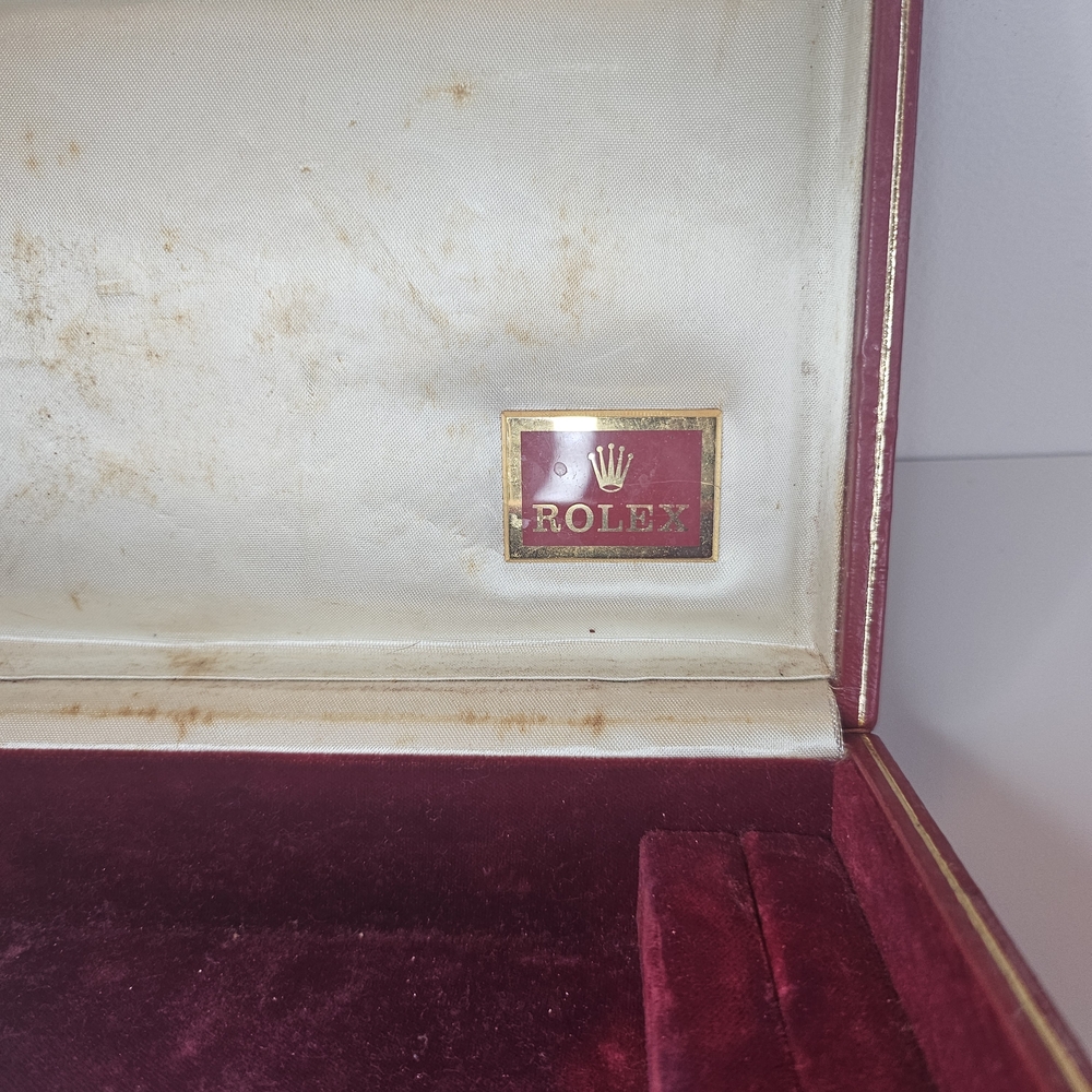Vintage Rolex tapestry watch box embroidered 60.01.2 Lady president floral READ - Picture 4 of 9